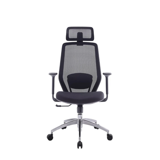 Mesh Office Chair with Adjustable Headrest