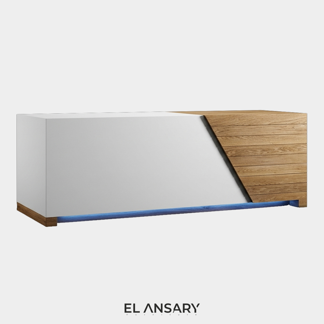 Azure Shiplap Monolith Counter
