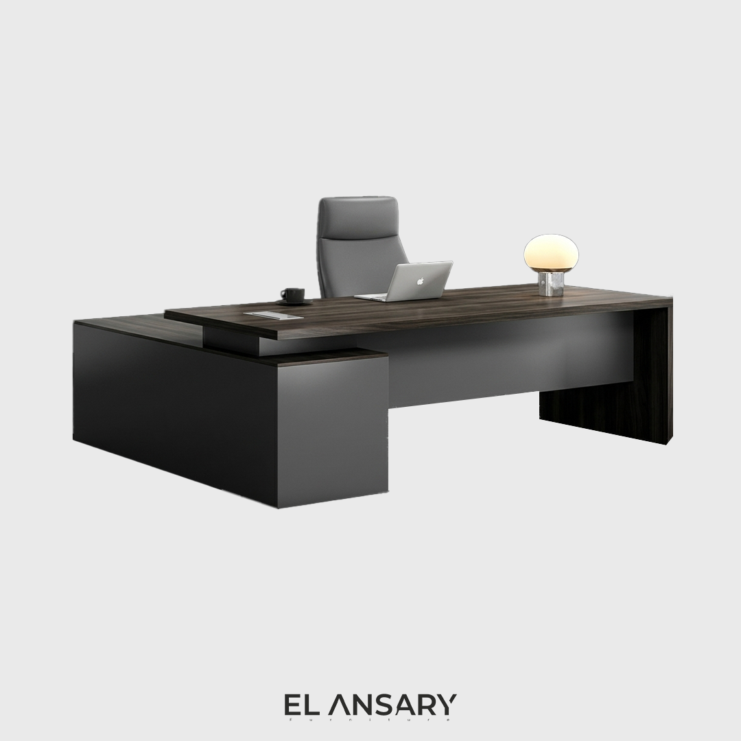 Alabaster Monolith Executive Desk