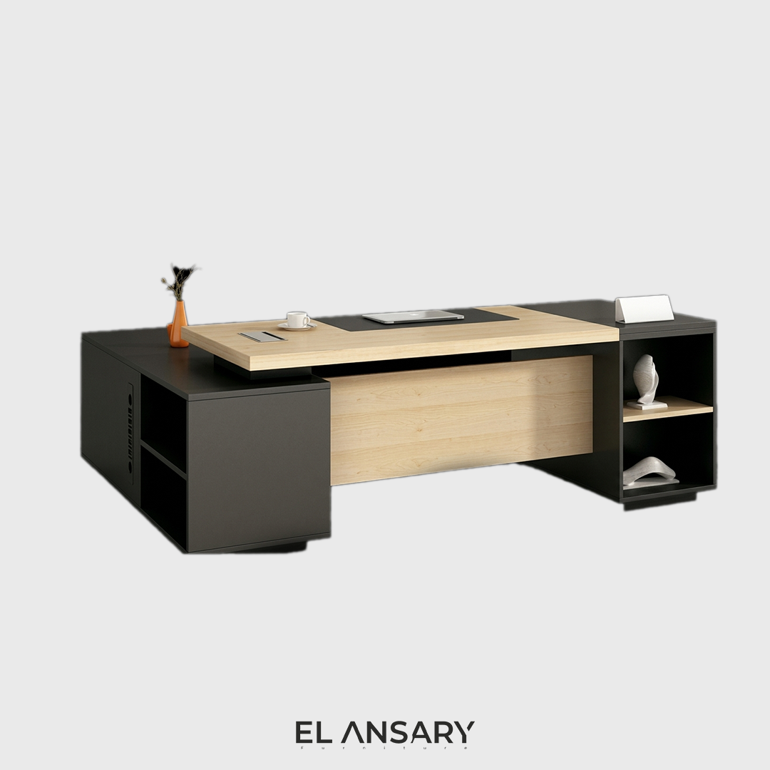 Ebon Birch Paradox Executive Desk