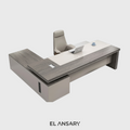 Platinum Meridian Executive Desk