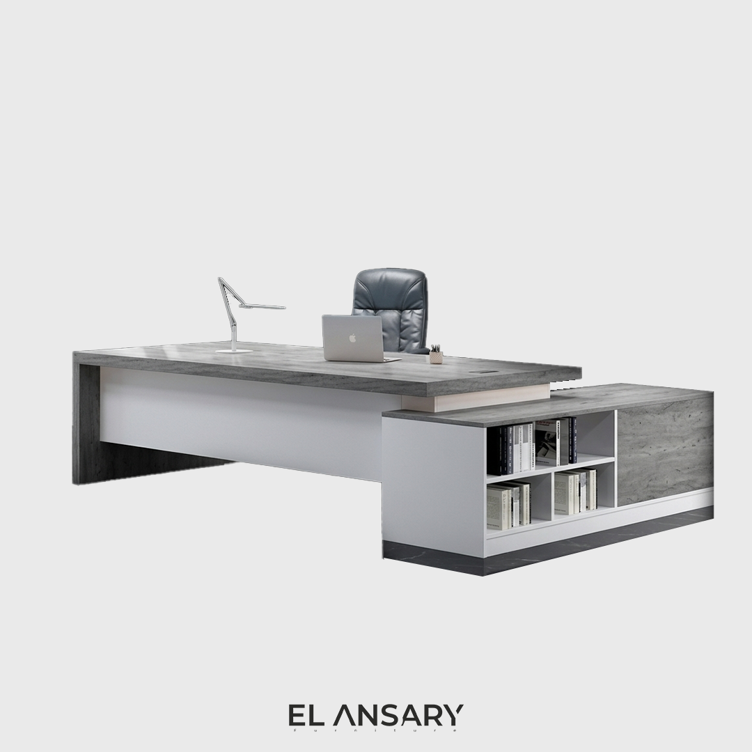 Slate Apex Executive Desk