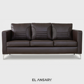 Espresso Argentum Sofa