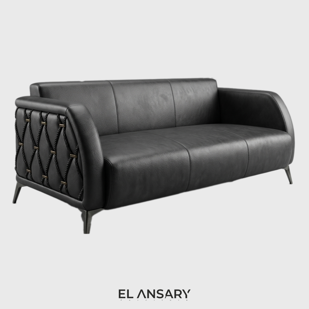 Obsidian Corset Sofa