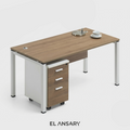 Alabaster Linear Desk