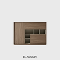 Walnut Stratum Storage Unit